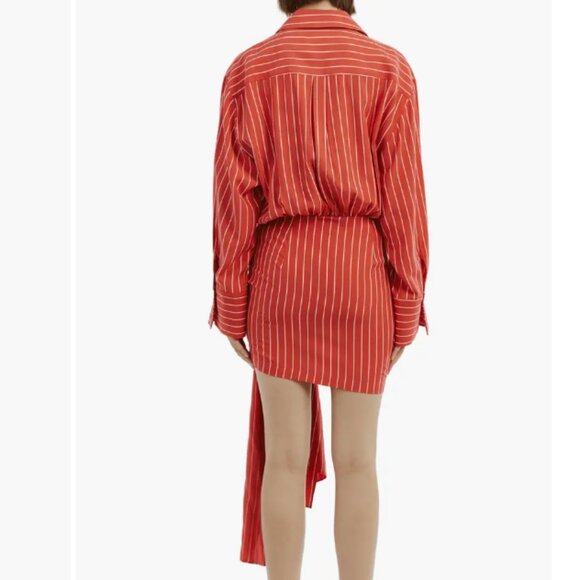 Brand New Bardot Malira Long-Sleeve Mini Shirt Dress - Picture 4 of 11